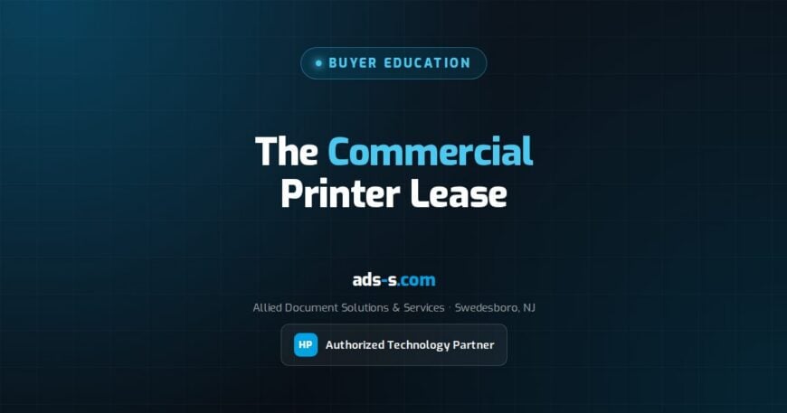 Commercial Printer Lease: What the Class Really Means
