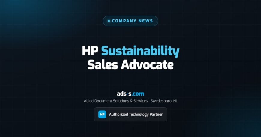 HP Names Allied Document Solutions a Sustainability Sales Advocate Partner