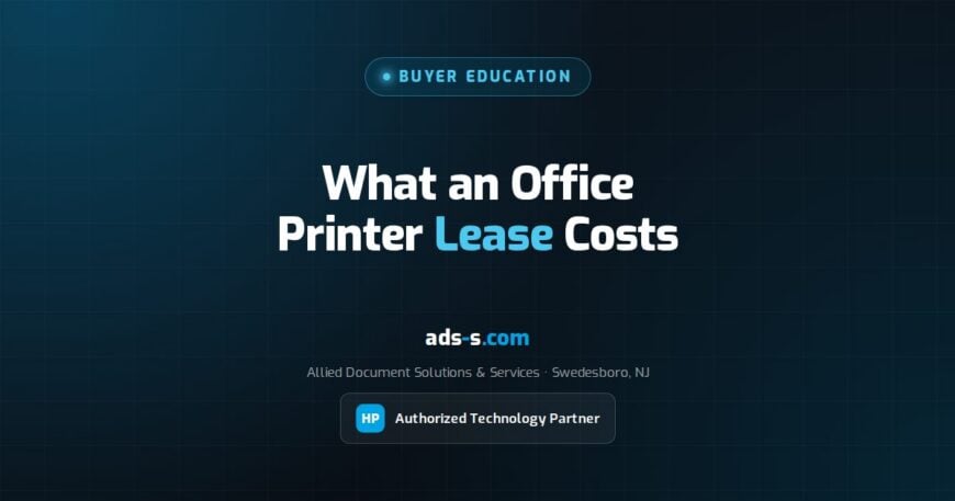 Office Printer Lease: What It Costs and What to Check