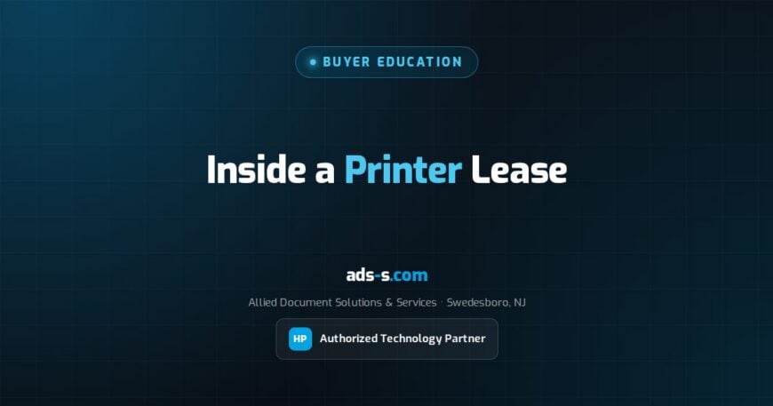 Printer Lease: Structures, Clauses and What They Cost